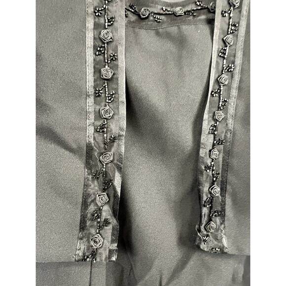 VTG J.R. NITES BY CALIENDO 2-piece Black Bolero Jacket Dress‎ Formal Sz. 14 - Picture 2 of 10